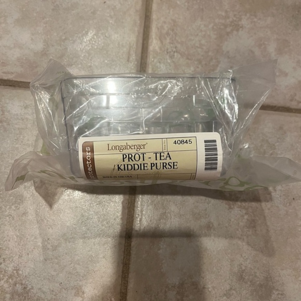 Longaberger Tea Kiddie Purse Protector